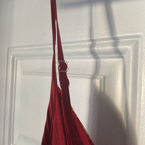 Y2K Red Silk Dress - Picture 7 of 7